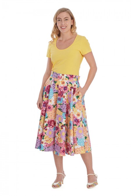 Jupe 1950's "Floral Zing" – Image 2