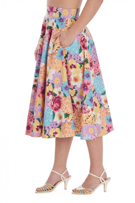 Jupe 1950's "Floral Zing" – Image 3