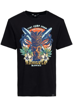 Tee-Shirt Homme Hawaïen "Tiki Surf"