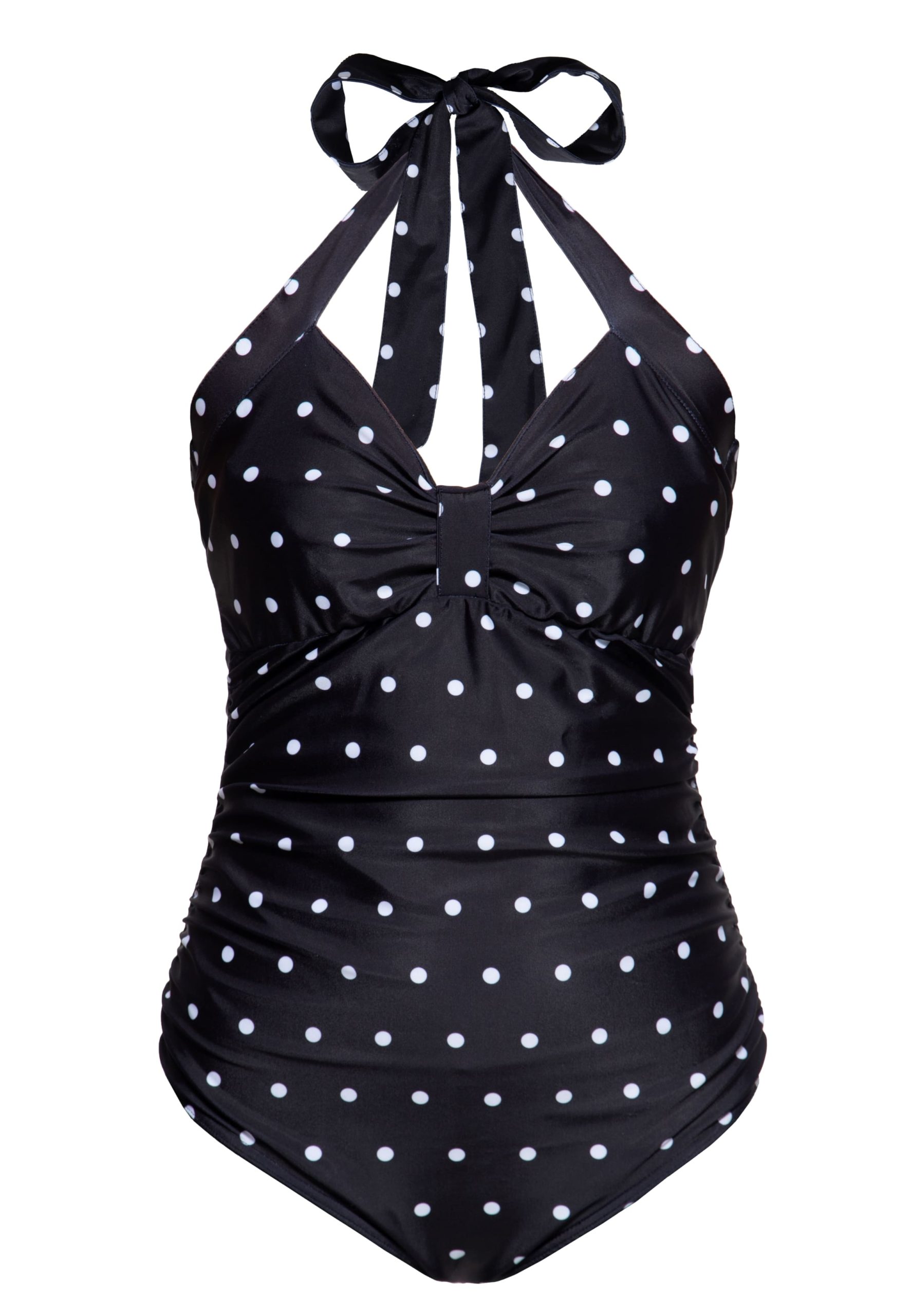 Maillot de Bain à Pois - Noir