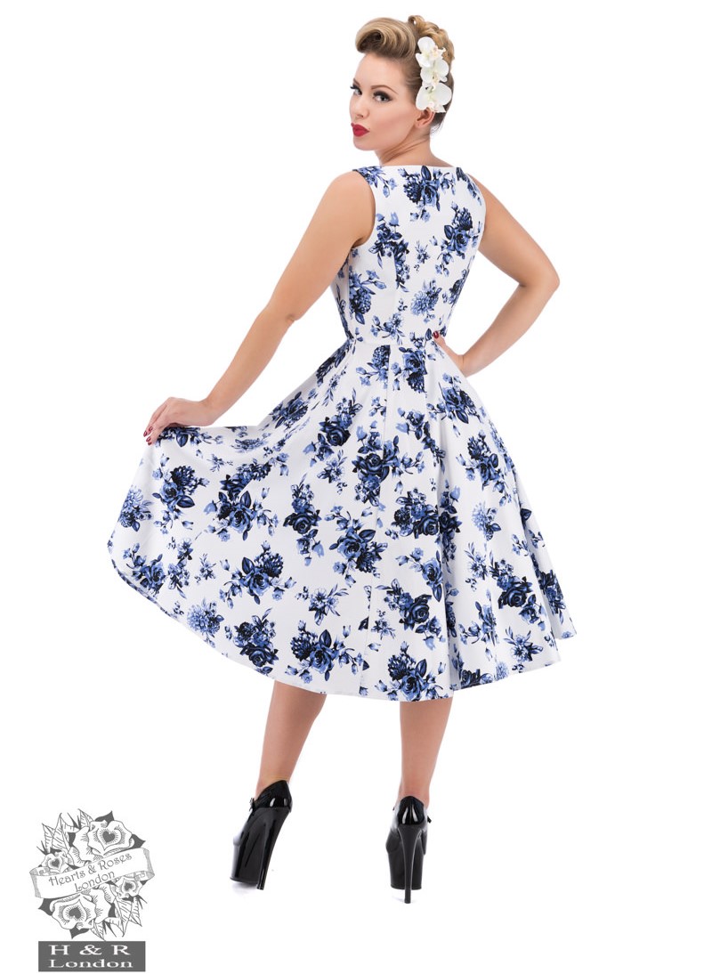 Robe Pin-up "White Rosaceae" – Image 2