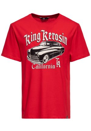 Tee-Shirt Hot Rod "California Greaser Red"