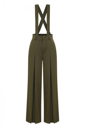 Pantalon à Bretelles "The Classic Green"