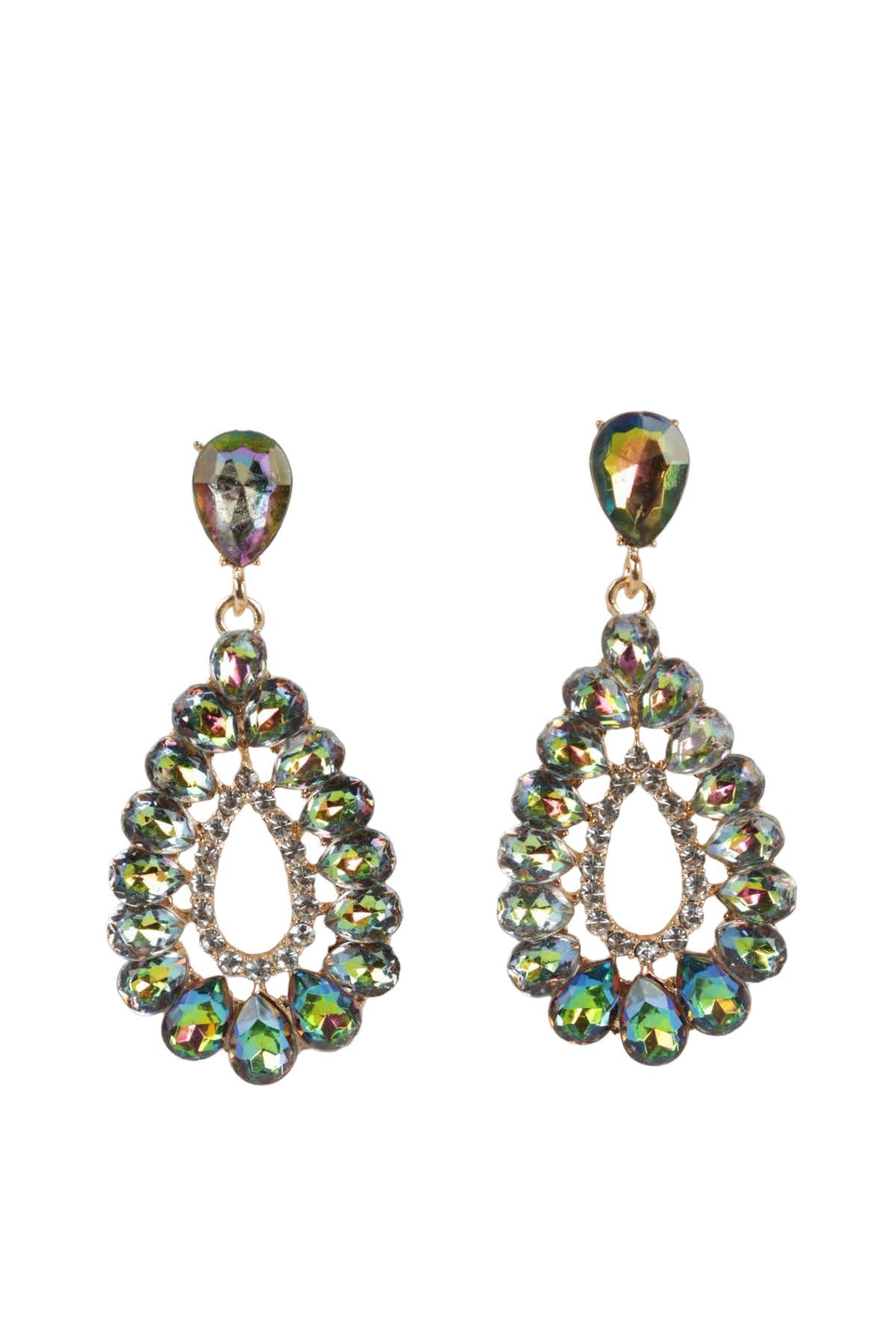 Boucles d'Oreille "Strass Drop"