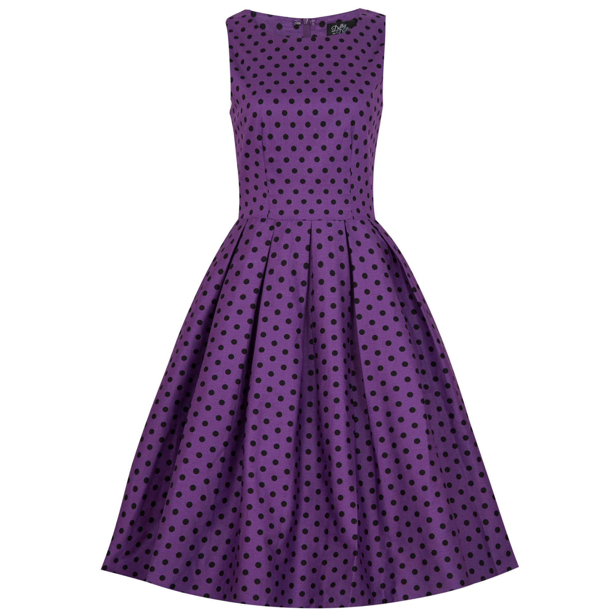Robe Pin-up "Annie Purple Polka"