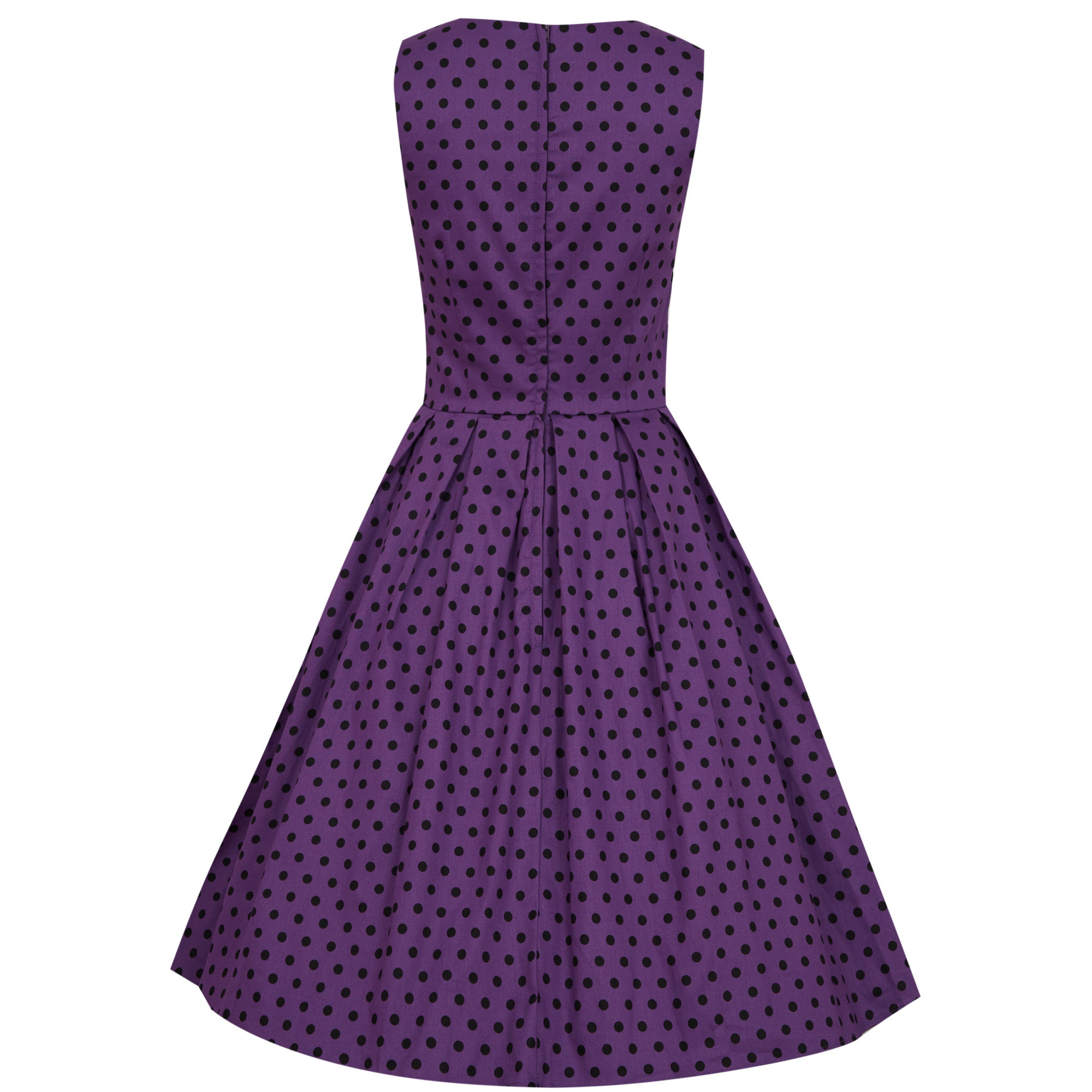Robe Pin-up "Annie Purple Polka" – Image 2