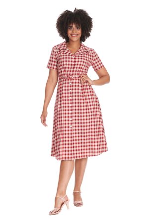 Robe Vintage "Cherry Check Red"