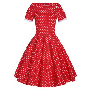 Robe Rétro "Darlene Red Polka"