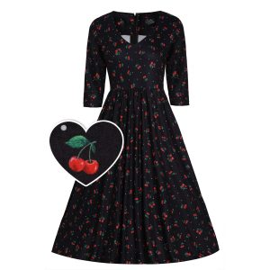 Robe Pin-up "Billie Black Cherry"