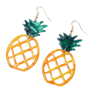 Boucles d'oreille "Ananas"
