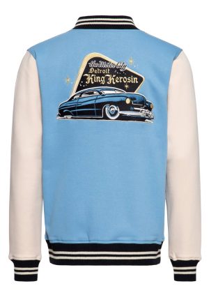 Veste Universitaire "Detroit Greaser" Bleu