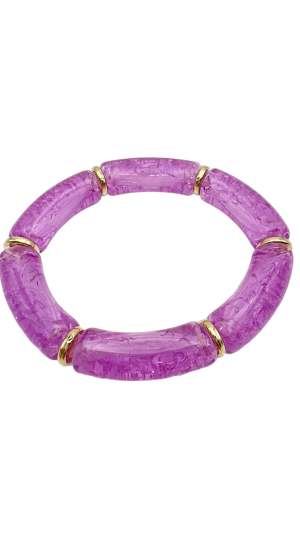 Bracelet Translucide Violet