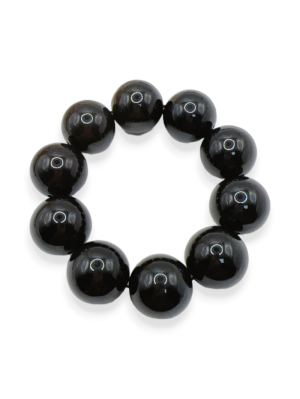 Bracelet "Big Pearl" Noir