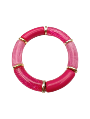 Bracelet "Tube" Fuschia