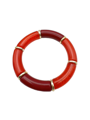 Bracelet "Tube" Rouge