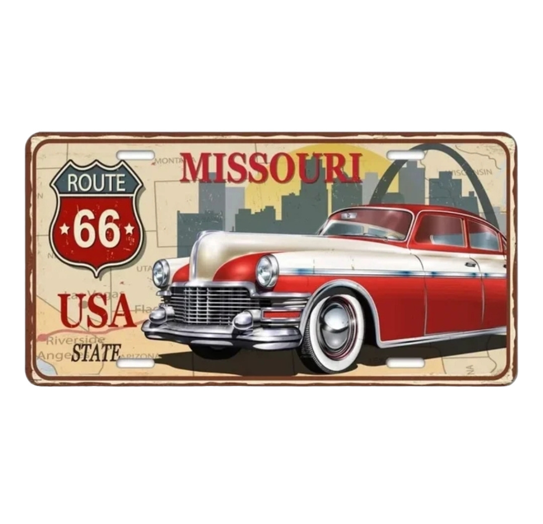 Plaque Métal Missouri