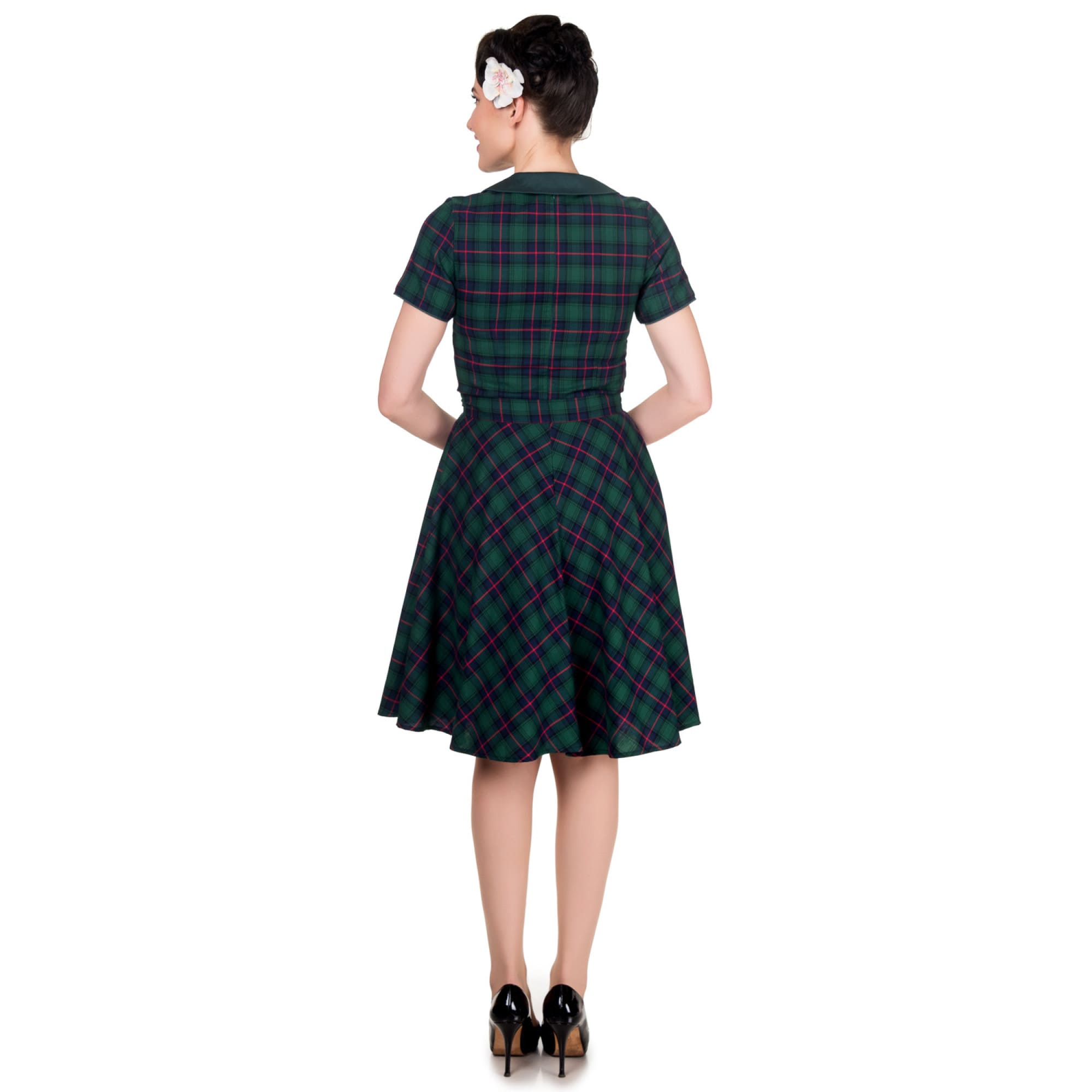 Robe Vintage "Evelyn Green Tartan" – Image 3