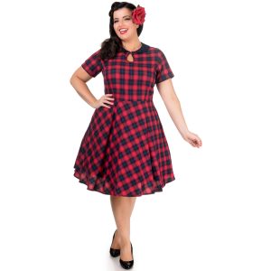 Robe Vintage "Evelyn Red Tartan"