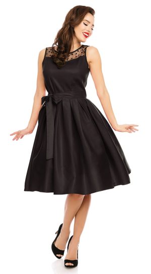 Robe Pin-up "Elizabeth Party" Noir