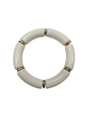 Bracelet "Tube" Blanc