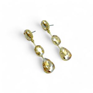 Boucles d'Oreilles Soirée Doré