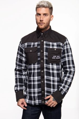 Chemise Biker Hybride "Lone Wolf"