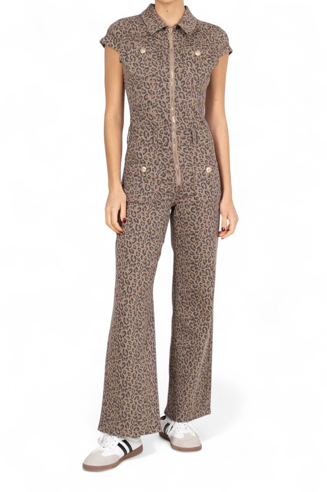 Combinaison Jeans Extensible "Leopard" – Image 3