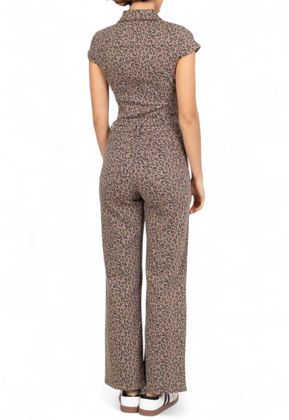 Combinaison Jeans Extensible "Leopard" – Image 4