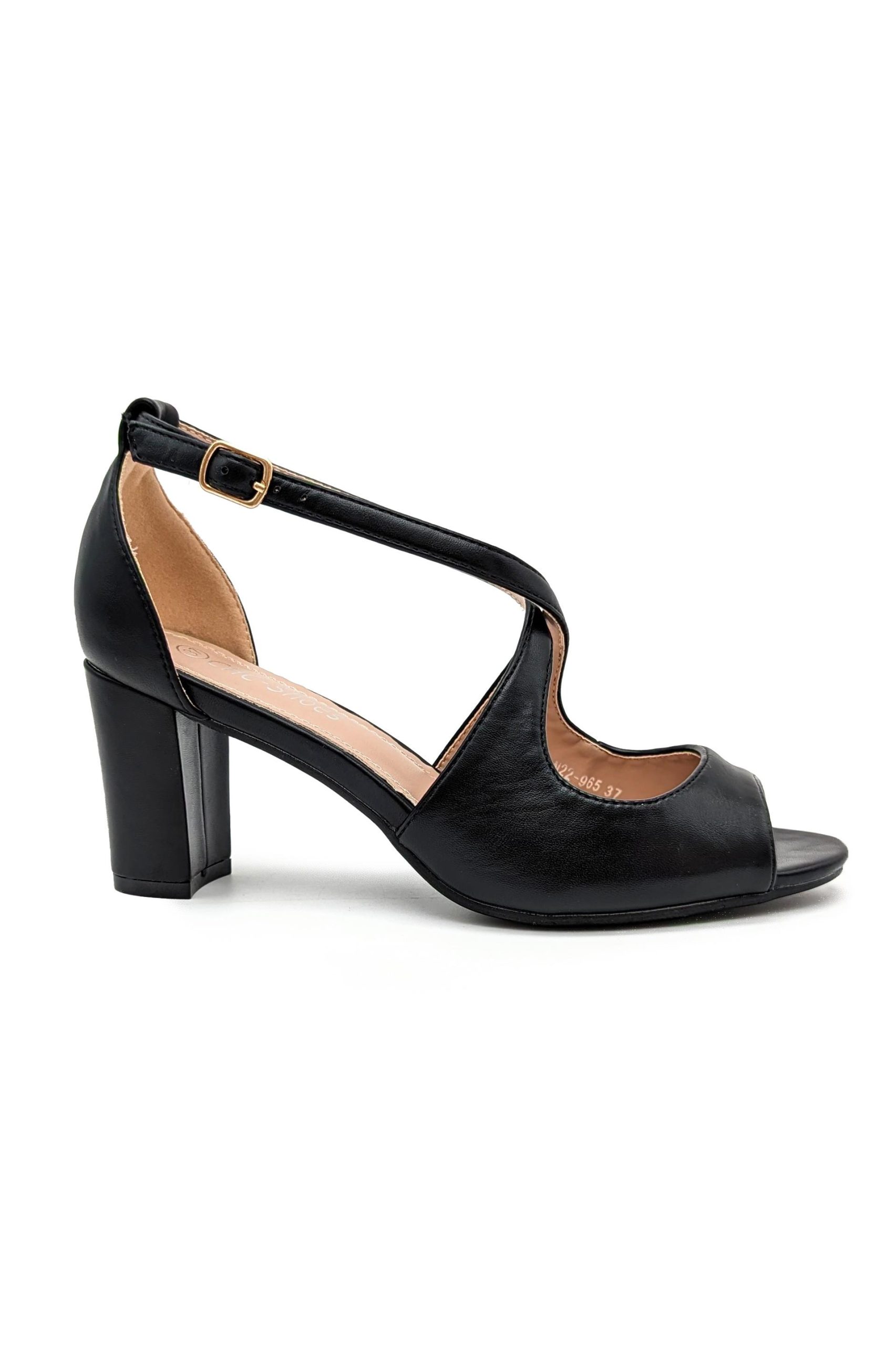 Sandales Rétro "Lilou" Noir – Image 2