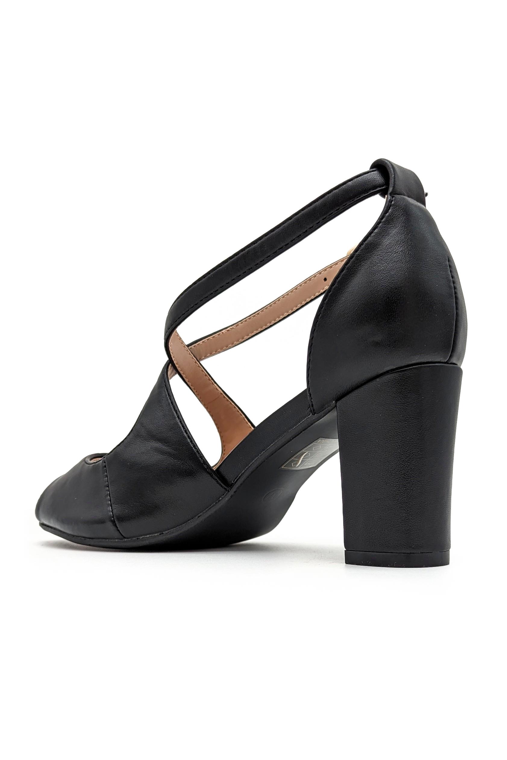 Sandales Rétro "Lilou" Noir – Image 3