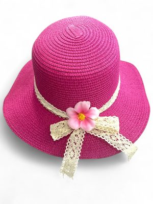 Chapeau "Flower" Fuschia