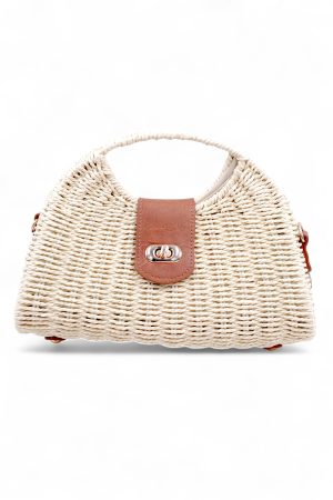 Sac à Main "Tiki Paper" Beige