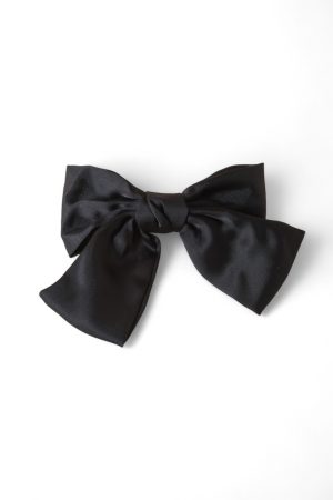 Clip Cheveux Noeud Noir