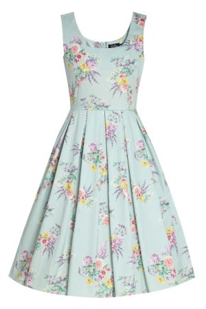 Robe Vintage Romantique "Amanda Pastel Flower"