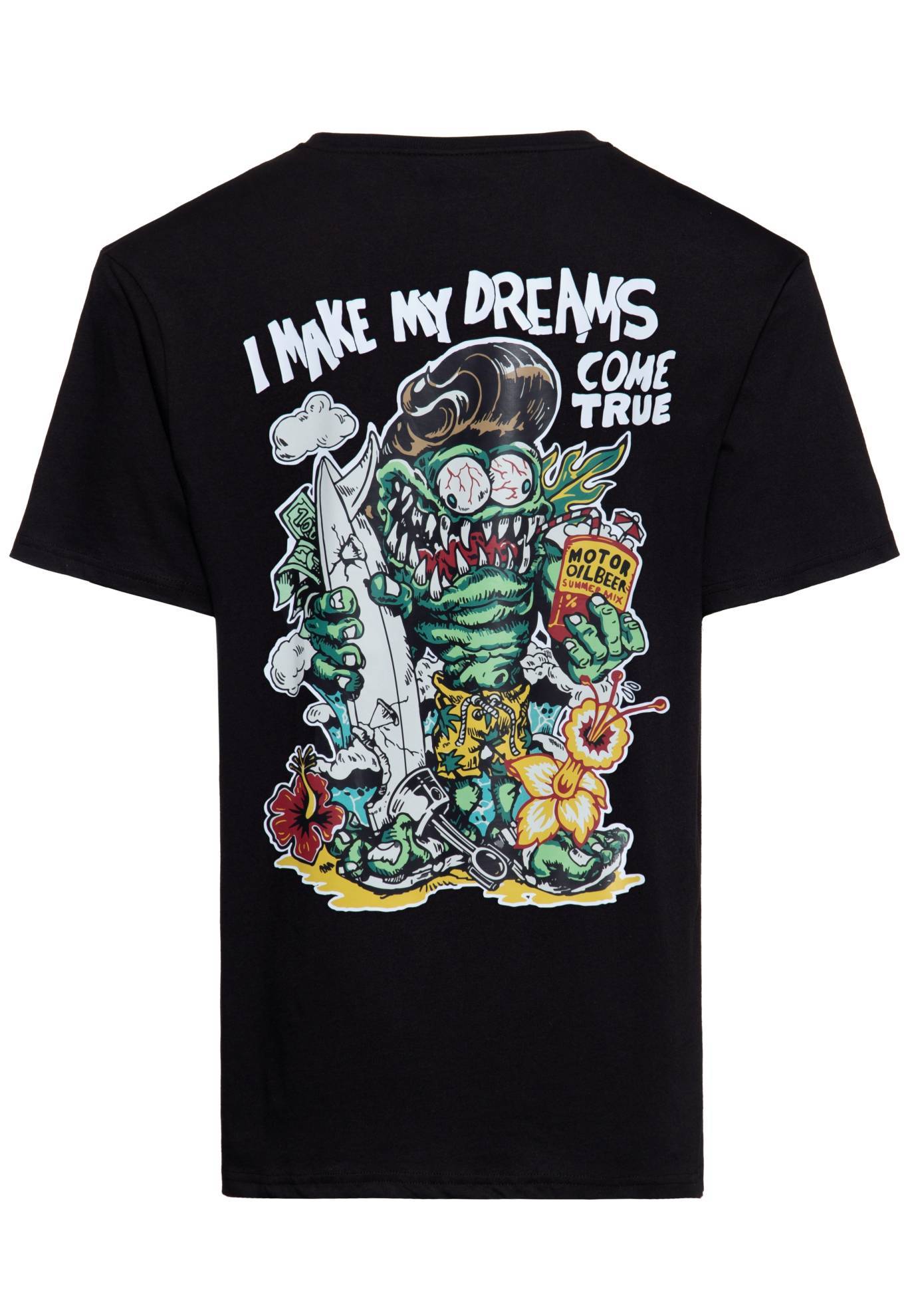 Tee-Shirt Rockabilly "I Make My Dream" Noir – Image 2
