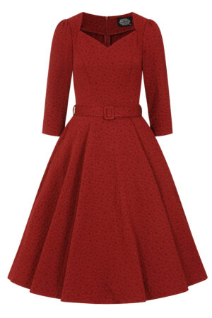 Robe Rétro "Maple Maroon"
