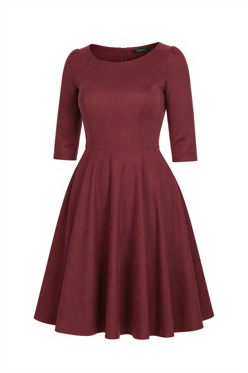 Robe Rétro "Wendy Wine"