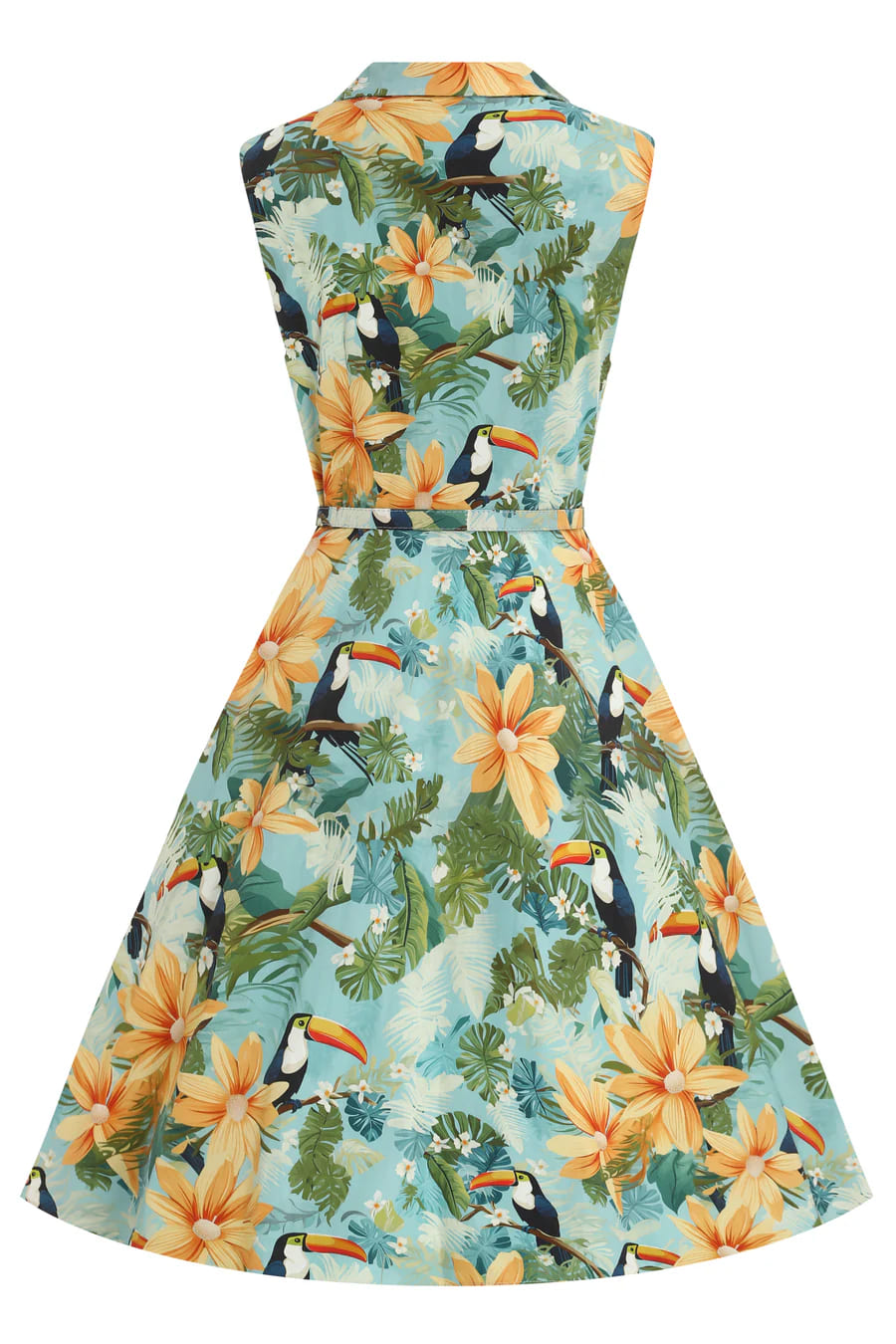 Robe Vintage "Poppy Tropical Tiki" – Image 2