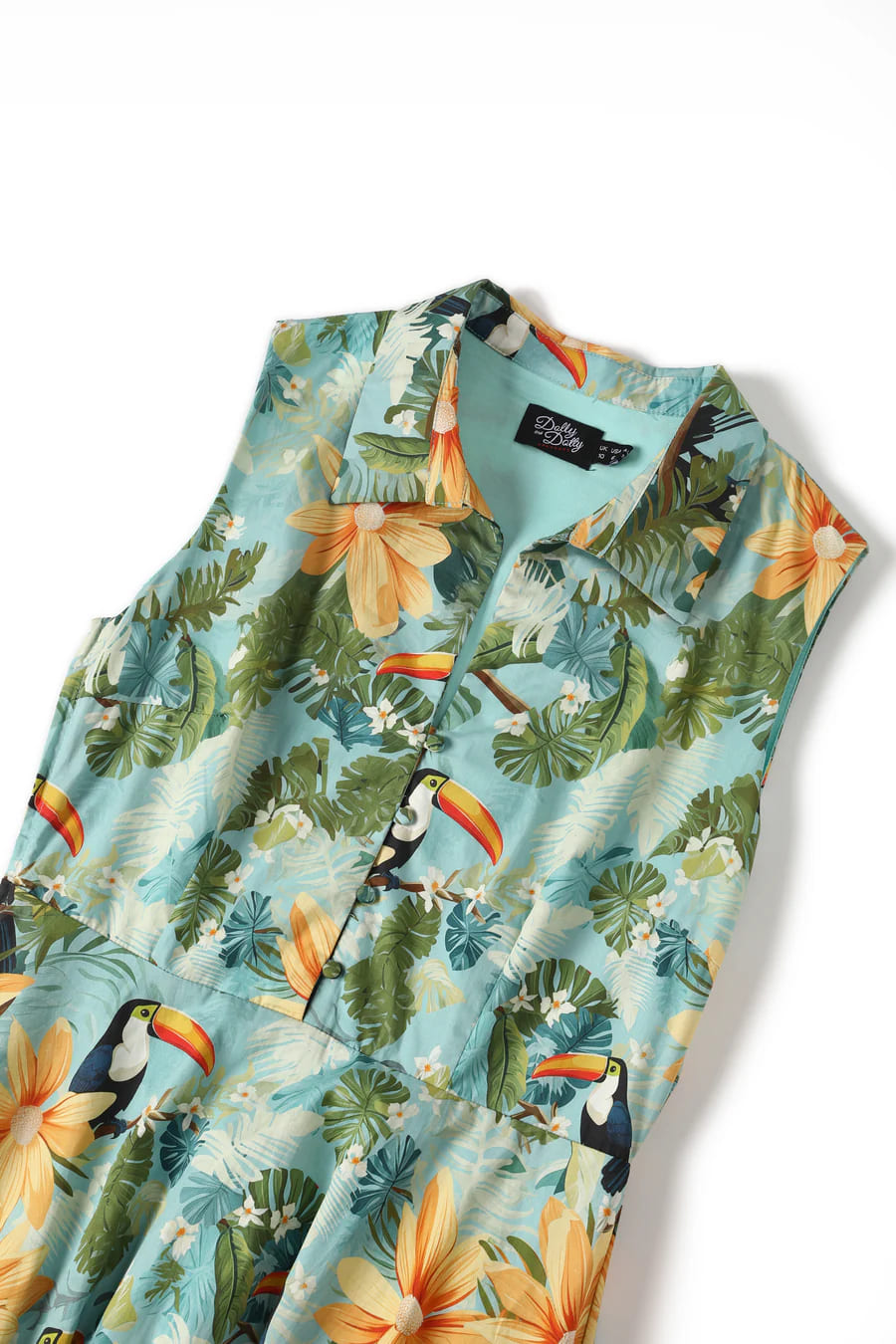 Robe Vintage "Poppy Tropical Tiki" – Image 4