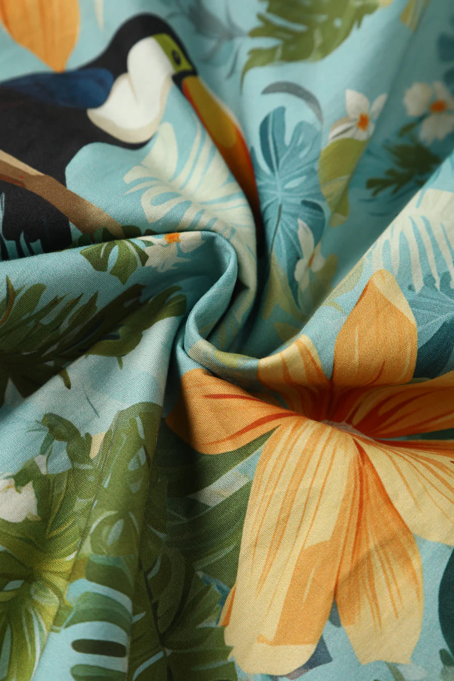 Robe Vintage "Poppy Tropical Tiki" – Image 7