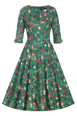 Robe de Noël "Scarlette Xmas Tree"
