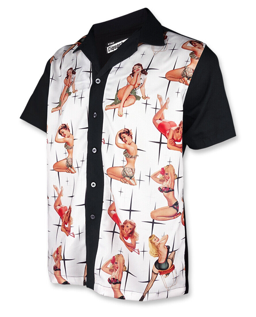 Chemise Rockabilly "Vixen White" – Image 2