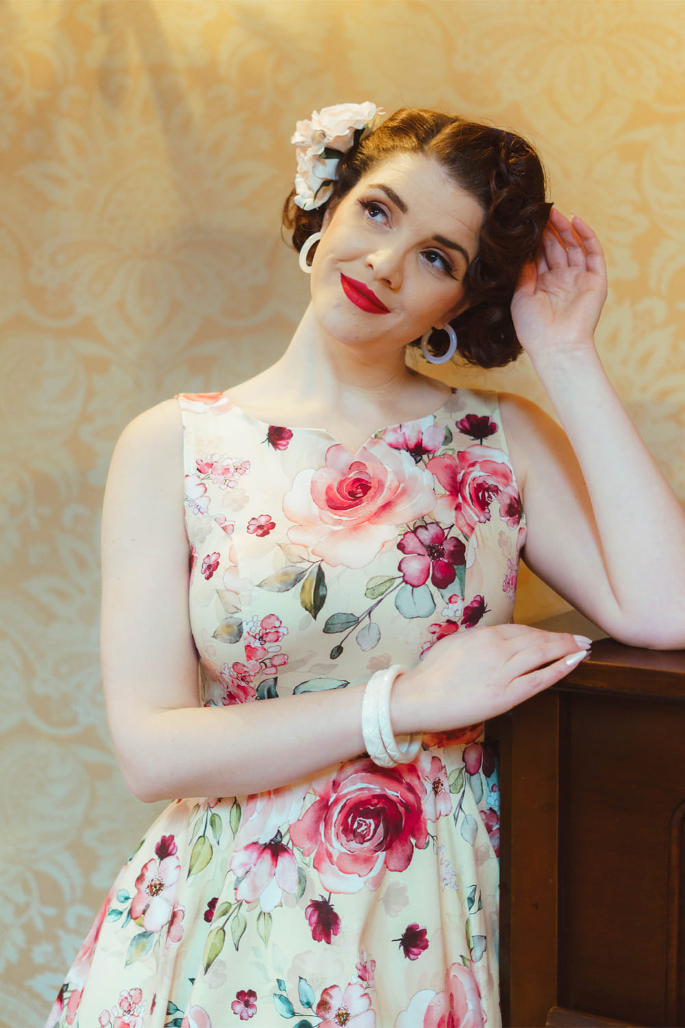 Robe Pin-up "Buttercup Rose" – Image 6