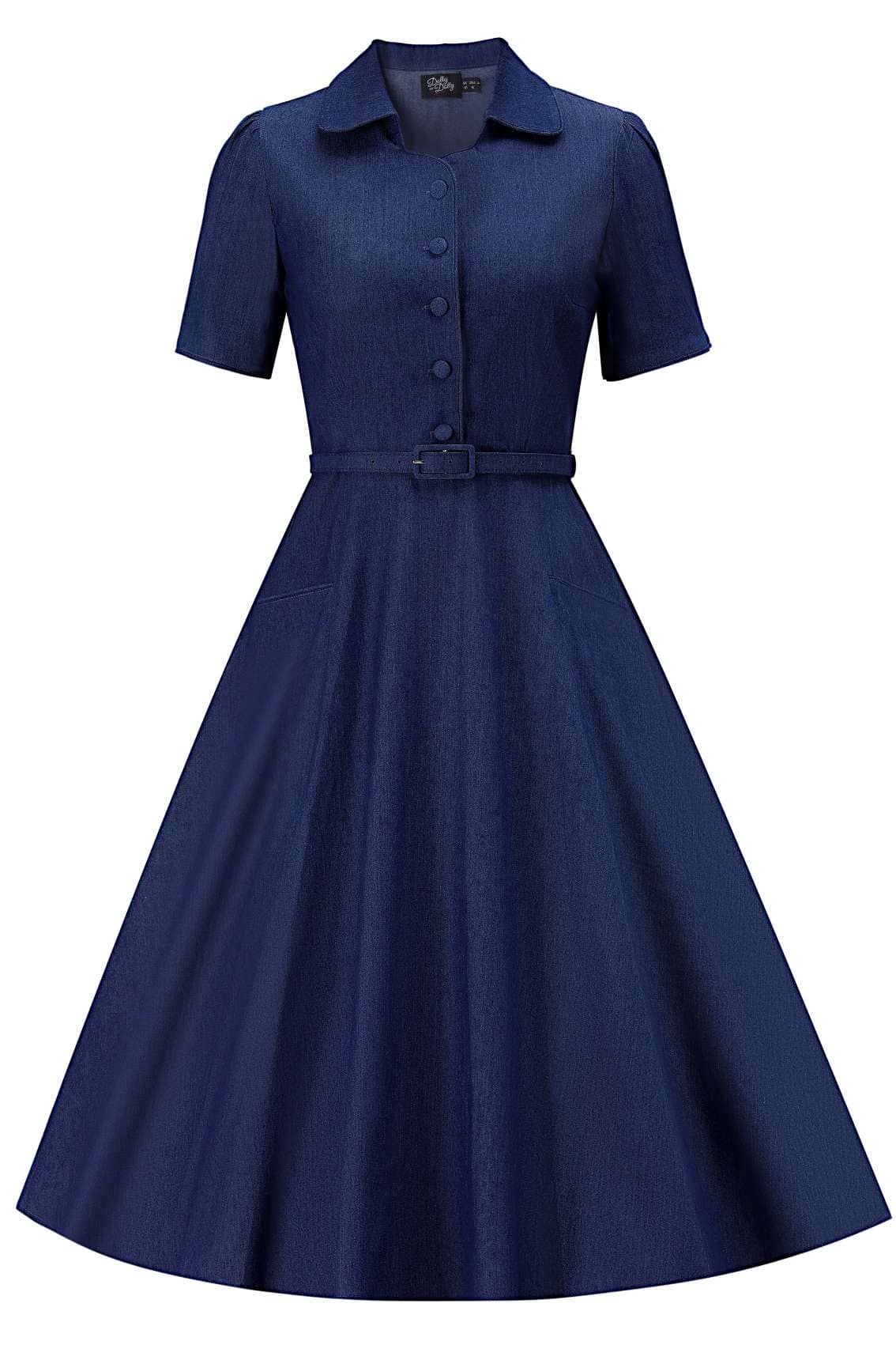 Robe Pin-up "Peneloppe II Denim"