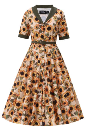 Robe Rétro "Mollie Sunflower"