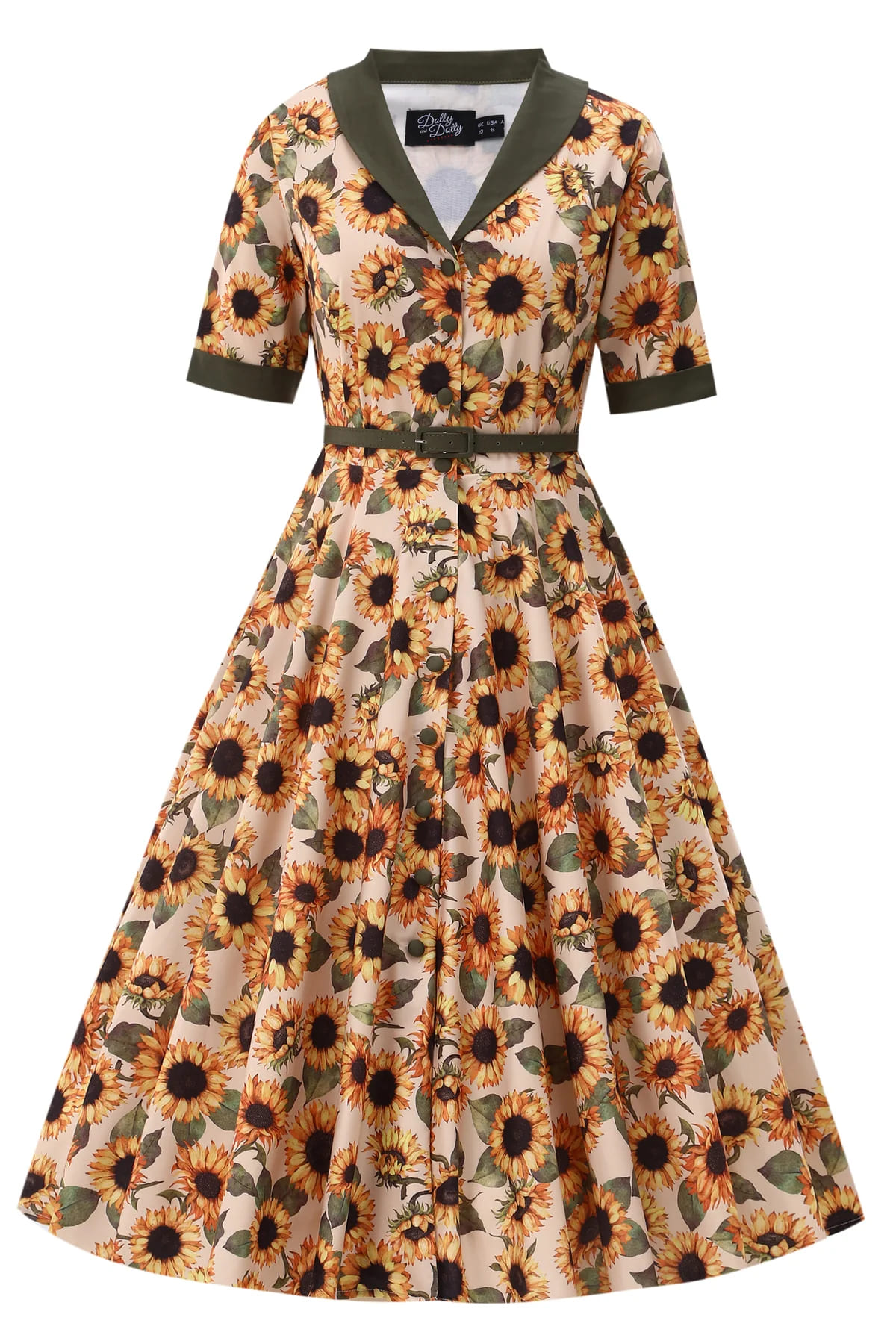 Robe Rétro "Mollie Sunflower"