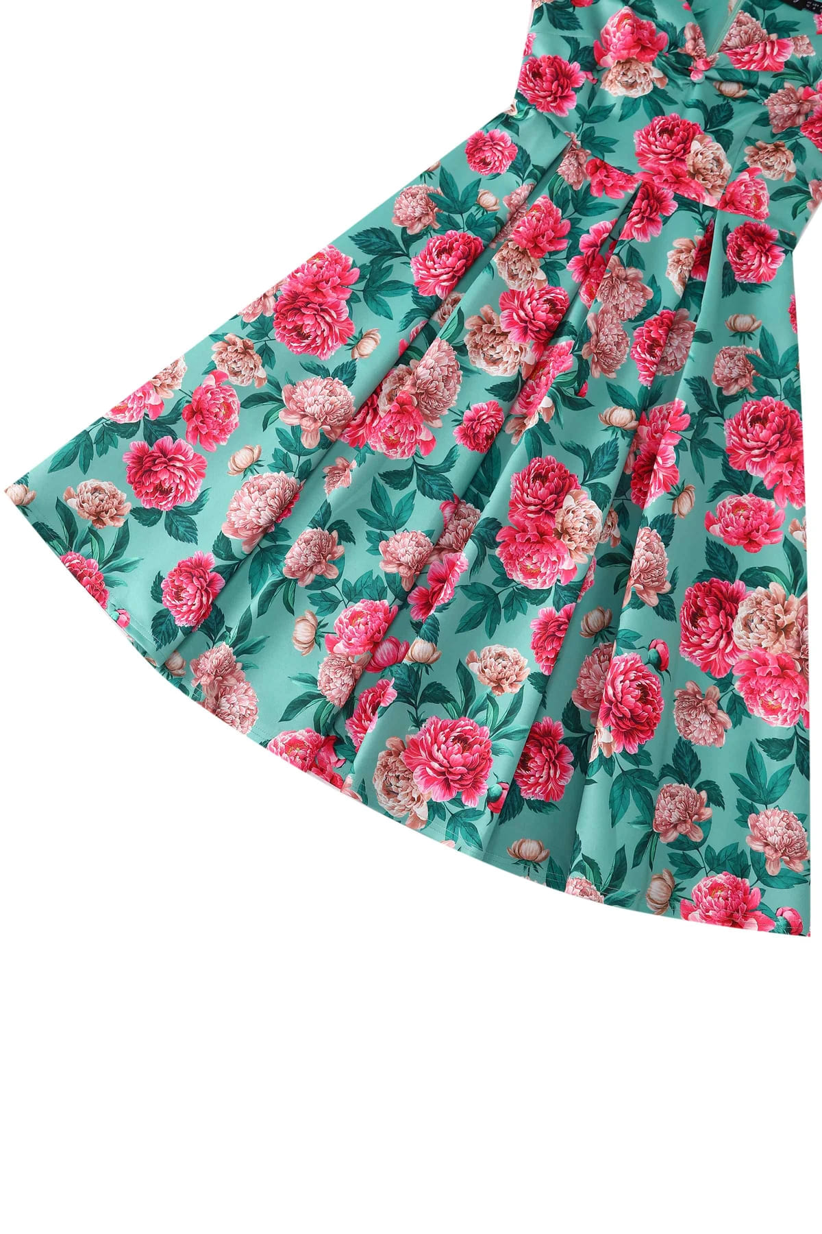 Robe Pin-up "Lily Mint Peony" – Image 6