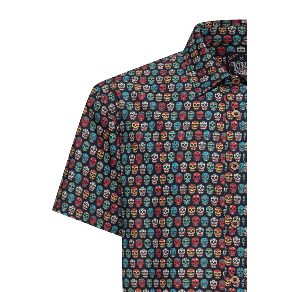 Chemise Rockabilly Homme "Sugar Skull" – Image 3