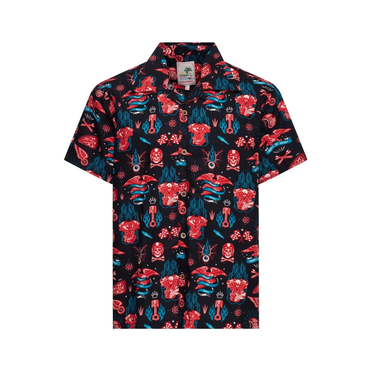 Chemise Rockabilly Homme "Kustom Kulture"