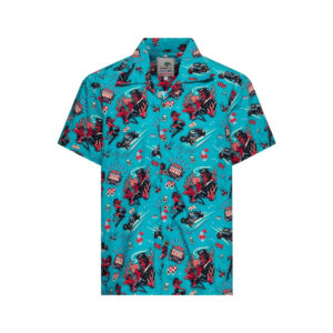 Chemise Rockabilly Homme "Blue Hot Devil"